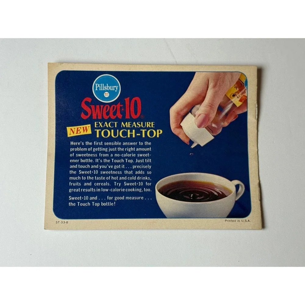 Vintage Pillsbury Sweet 10 Recipe Booklet The Best‎ of Sweet 10 1960s Ephemera